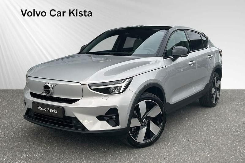 Silver Ny 2025 Volvo EC40 Performance SUV | 559 900 kr (Superpris) - Bild 1/3