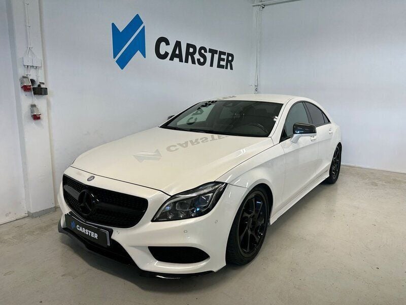 Vit Begagnad 2015 Mercedes CLS220 AMG Sportkupé | 359 900 kr - Bild 1/4