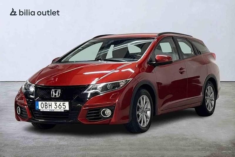 Röd Begagnad 2015 Honda Civic Kombi | 109 900 kr - Bild 1/1