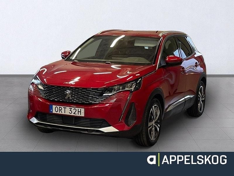 Röd Begagnad 2021 Peugeot 3008 Allure SUV | 244 900 kr (Marknadspris) - Bild 1/4
