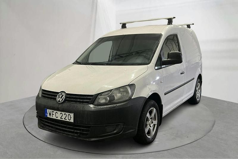 Vit Begagnad 2011 VW Caddy Minibuss | 49 000 kr (Marknadspris) - Bild 1/4