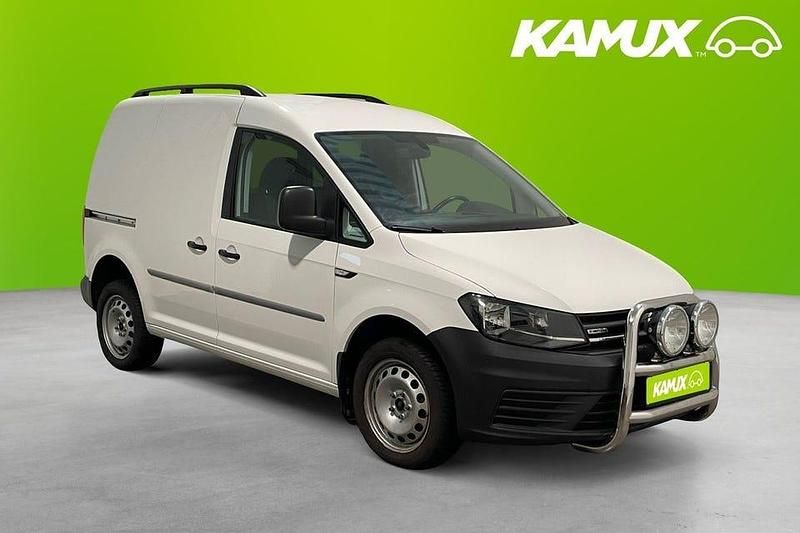 Vit Begagnad 2017 VW Caddy Minibuss | 159 800 kr (Marknadspris) - Bild 1/4