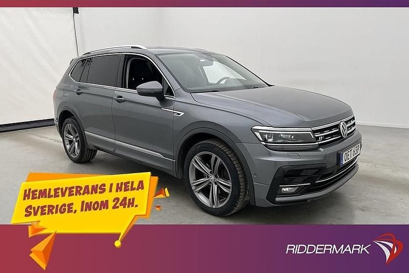 Grå Begagnad 2018 VW Tiguan Allspace GT SUV | 279 800 kr (Marknadspris) - Bild 1/3
