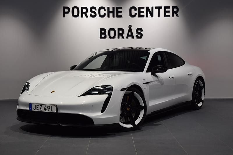 Vit Begagnad 2020 Porsche Taycan 4S Sedan | 669 000 kr - Bild 1/4