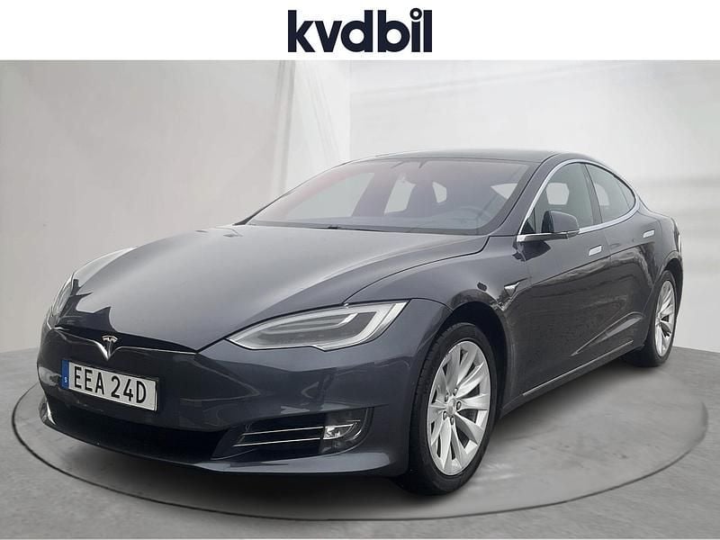 Grå Begagnad 2020 Tesla Model S Long Range AWD Halvkombi | 349 000 kr (Marknadspris) - Bild 1/3
