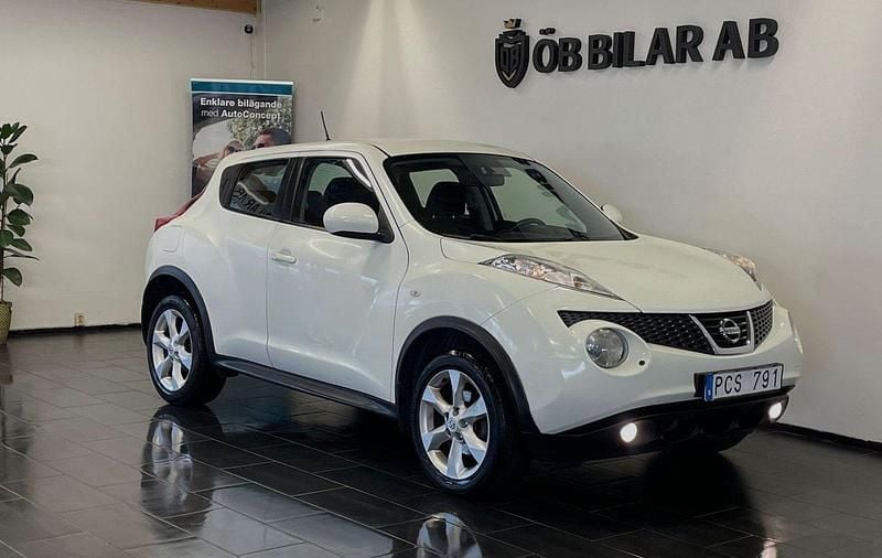 Vit Begagnad 2012 Nissan Juke SUV | 72 900 kr (Marknadspris) - Bild 1/4