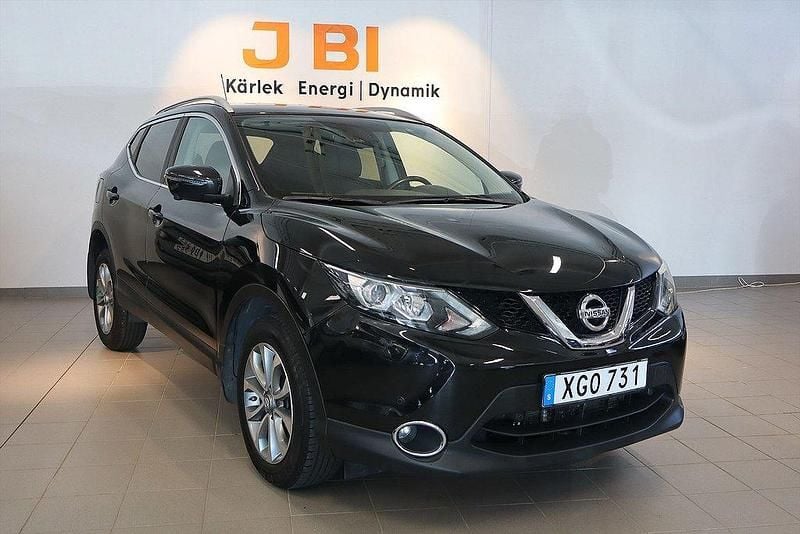 Svart Begagnad 2016 Nissan Qashqai 360º SUV | 149 900 kr (Marknadspris) - Bild 1/4