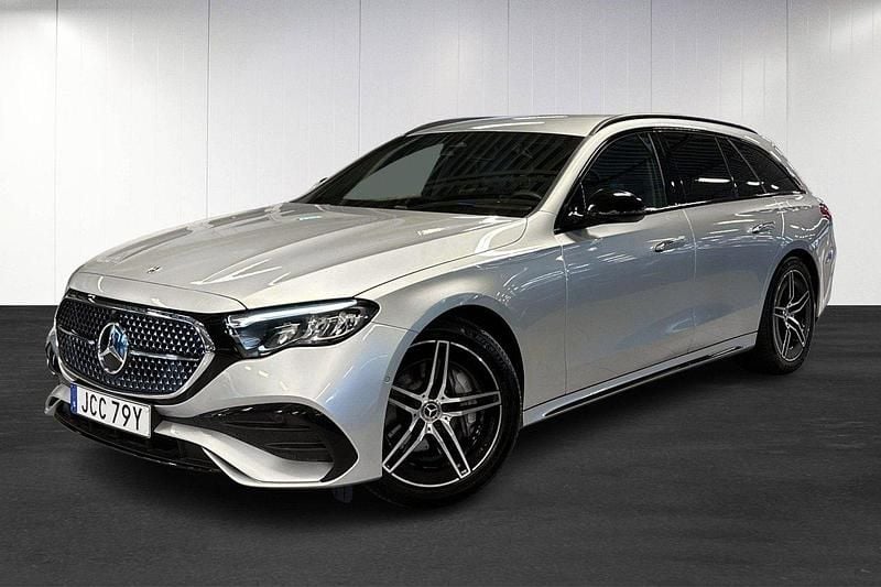 Silver Begagnad 2024 Mercedes E300 Kombi | 599 900 kr - Bild 1/4