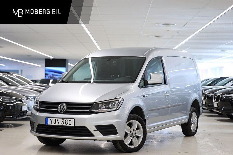 Silver Begagnad 2017 VW Caddy Maxi Minibuss | 229 900 kr (Lite dyr) - Bild 1/3