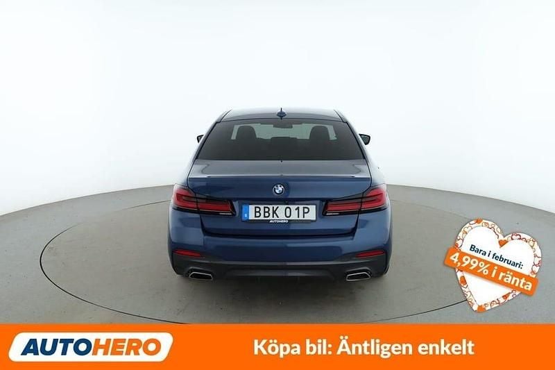 Begagnad BMW 530 M Sport 295 HK (216 kW) 2021 Blå Sedan