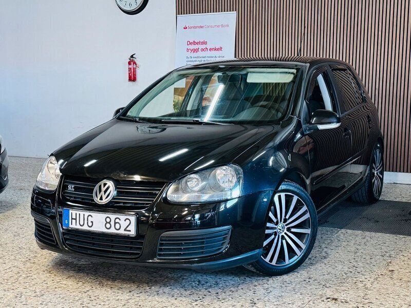 Svart Begagnad 2009 VW Golf VI Halvkombi | 59 900 kr (Marknadspris) - Bild 1/4