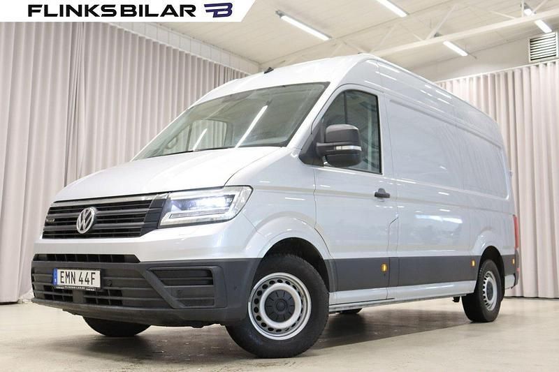 Silver (reflexsilver metallic) Begagnad 2021 VW Crafter Van | 319 900 kr - Bild 1/4