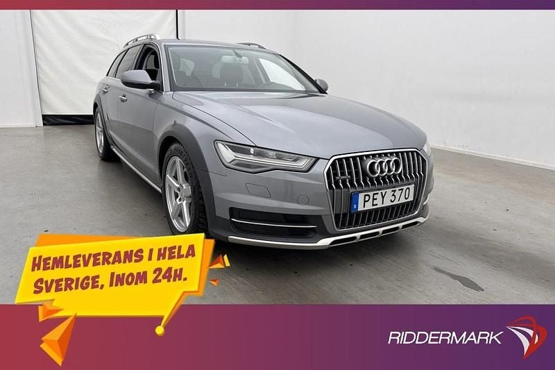 Grå Begagnad 2017 Audi A6 Allroad Sport Kombi | 248 700 kr (Marknadspris) - Bild 1/3