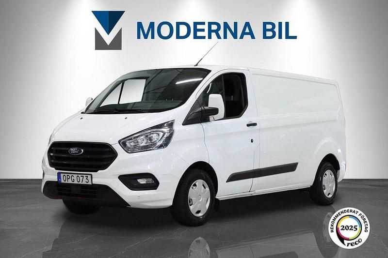 Vit Begagnad 2018 Ford Transit Custom Van | 109 400 kr (Bra pris) - Bild 1/4