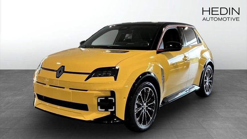 Gul Ny 2025 Renault 5 E-Tech Iconic Halvkombi | 437 600 kr - Bild 1/4