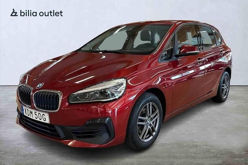 Röd Begagnad 2020 BMW 218 Active Tourer Minibuss | 164 900 kr - Bild 1/1