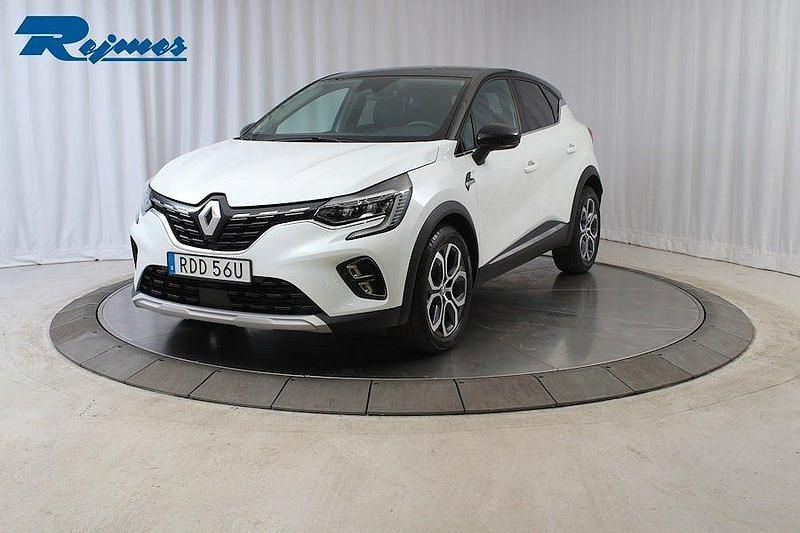 Vit (vit qnc/svart gne met) Begagnad 2022 Renault Captur Techno SUV | 214 800 kr (Superpris) - Bild 1/4