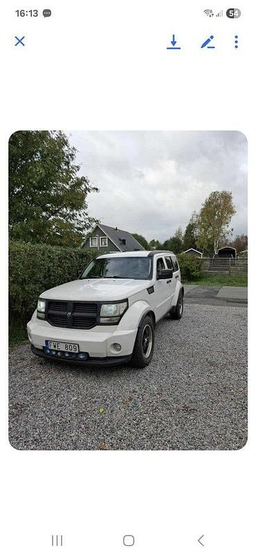 Vit Begagnad 2007 Dodge Nitro SUV | 33 500 kr - Bild 1/4