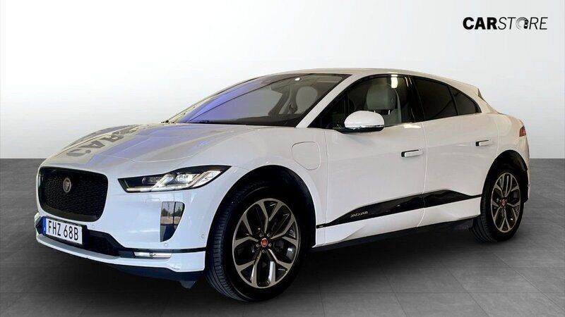 Vit (white) Begagnad 2020 Jaguar I-Pace SE SUV | 329 900 kr (Bra pris) - Bild 1/4