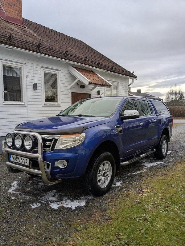 Blå Begagnad 2014 Ford Ranger Pickup | 140 000 kr (Lite dyr) - Bild 1/4