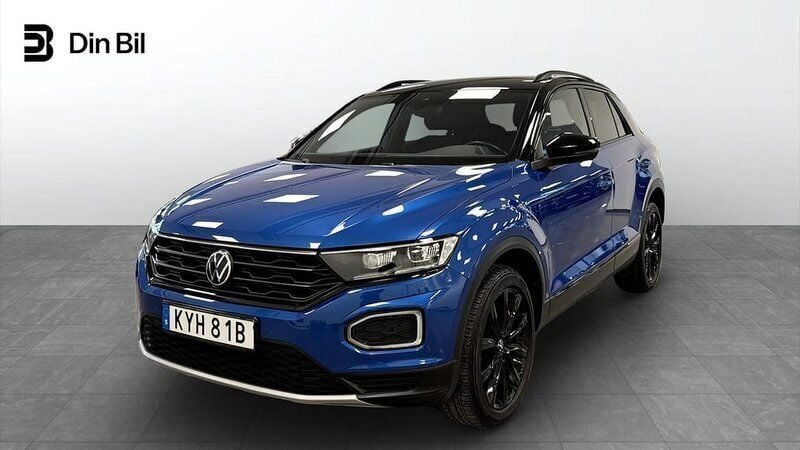 Blå Begagnad 2020 VW T-Roc SUV | 259 900 kr (Lite dyr) - Bild 1/4