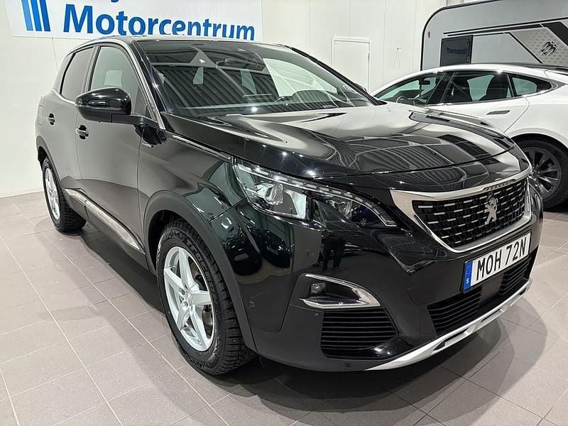 Svart Begagnad 2017 Peugeot 3008 GT-line SUV | 184 900 kr (Marknadspris) - Bild 1/4