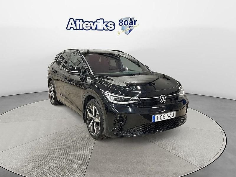 Svart Begagnad 2022 VW ID.4 GTX SUV | 379 900 kr (Marknadspris) - Bild 1/4