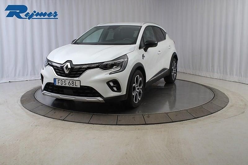 Vit Begagnad 2022 Renault Captur Intens SUV | 209 800 kr (Marknadspris) - Bild 1/4