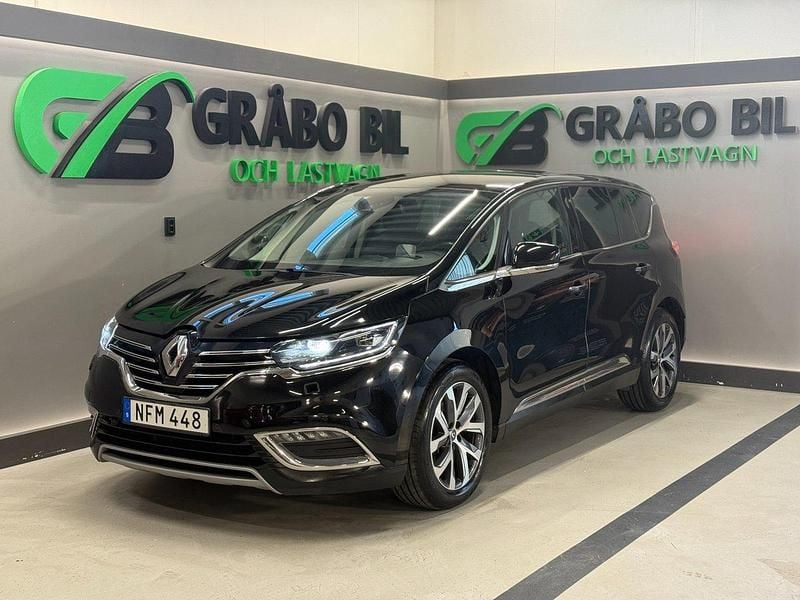 Svart Begagnad 2016 Renault Espace Minibuss | 139 900 kr (Marknadspris) - Bild 1/4