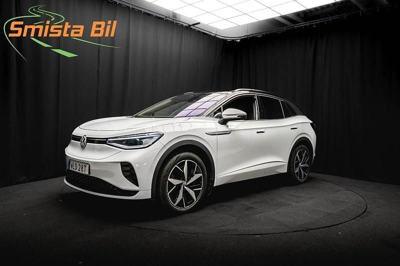Vit Begagnad 2021 VW ID.4 GTX SUV | 298 800 kr (Marknadspris) - Bild 1/3