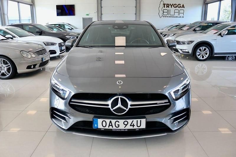 Begagnad Mercedes A35 AMG AMG 306 HK (225 kW) 2022 Mörkgrå Halvkombi
