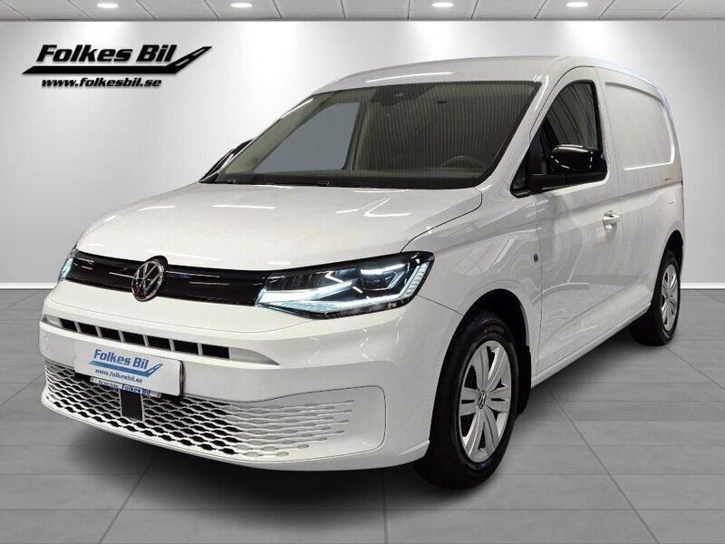 Vit Begagnad 2024 VW Caddy Minibuss | 448 750 kr - Bild 1/4