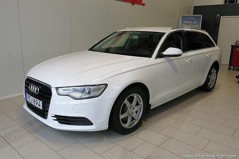 Begagnad Audi A6 177 HK (130 kW) 2014 Vit samma som bilen Kombi