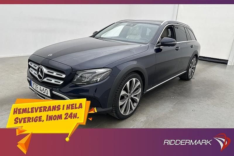 Mörkblå Begagnad 2017 Mercedes E220 Kombi | 288 900 kr (Lite dyr) - Bild 1/3