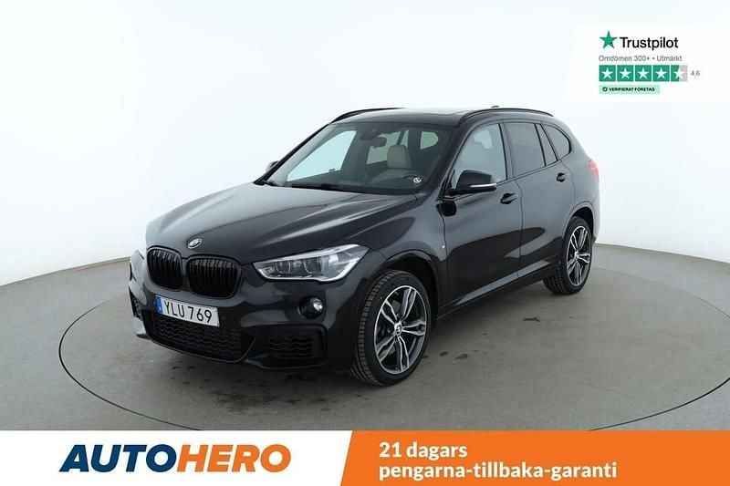 Svart Begagnad 2018 BMW X1 M Sport SUV | 290 000 kr - Bild 1/4