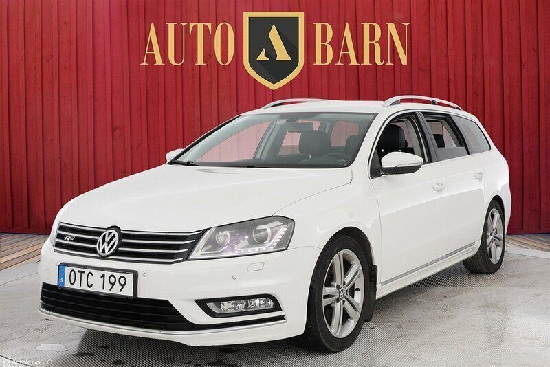 Vit Begagnad 2013 VW Passat R-line Kombi | 84 700 kr (Marknadspris) - Bild 1/4