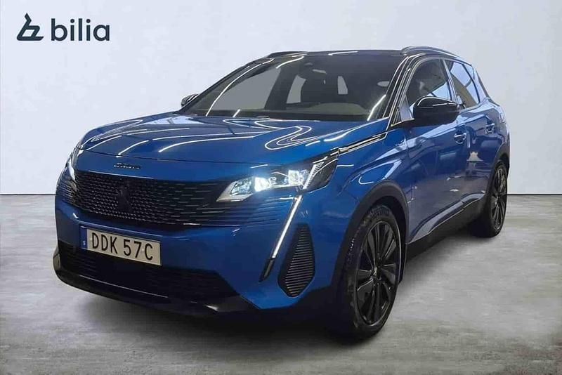 Blå Begagnad 2020 Peugeot 3008 Business-Line SUV | 249 900 kr (Bra pris) - Bild 1/1