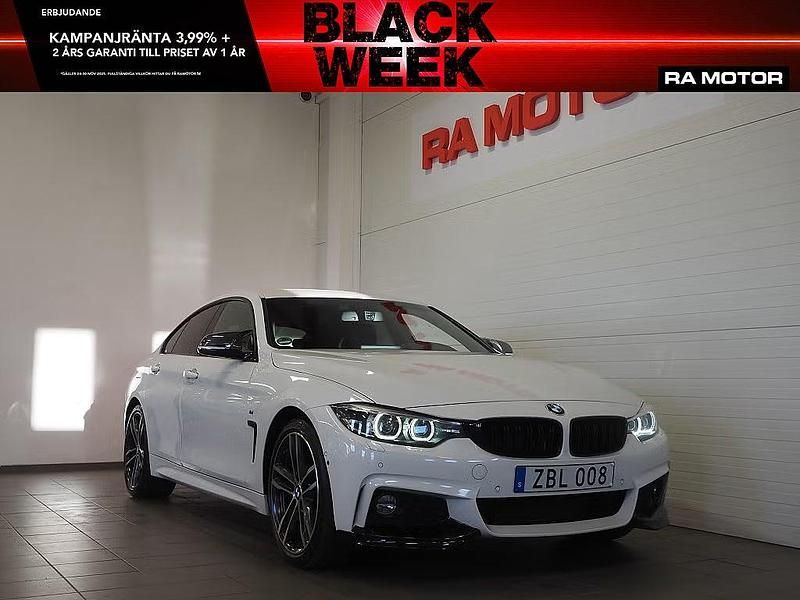 Vit Begagnad 2017 BMW 430 Gran Coupé M Sport Sportkupé | 259 900 kr (Marknadspris) - Bild 1/4