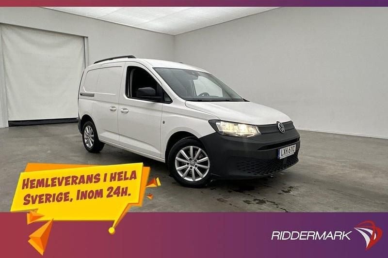 Vit Begagnad 2022 VW Caddy Minibuss | 234 800 kr (Superpris) - Bild 1/3