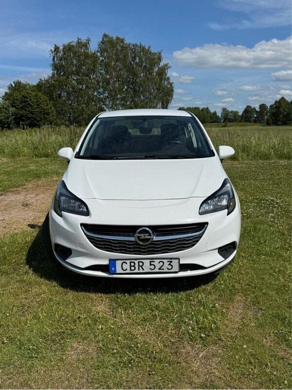 Vit Begagnad 2018 Opel Corsa Enjoy Halvkombi | 95 000 kr (Marknadspris) - Bild 1/4