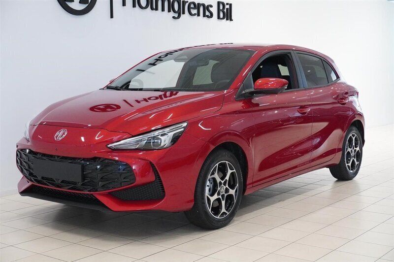 Begagnad MG MG3 102 HK (75 kW) 2024 Röd/orange Halvkombi