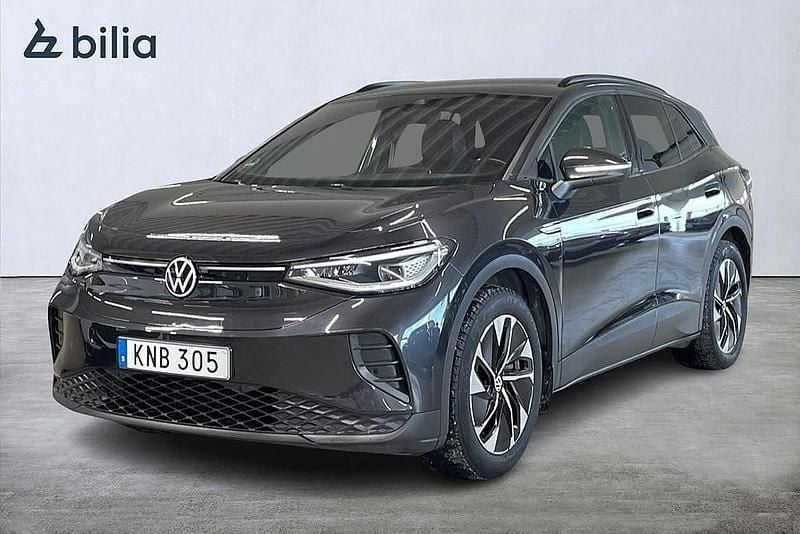 Grå Begagnad 2021 VW ID.4 Pro Performance SUV | 279 900 kr (Bra pris) - Bild 1/4