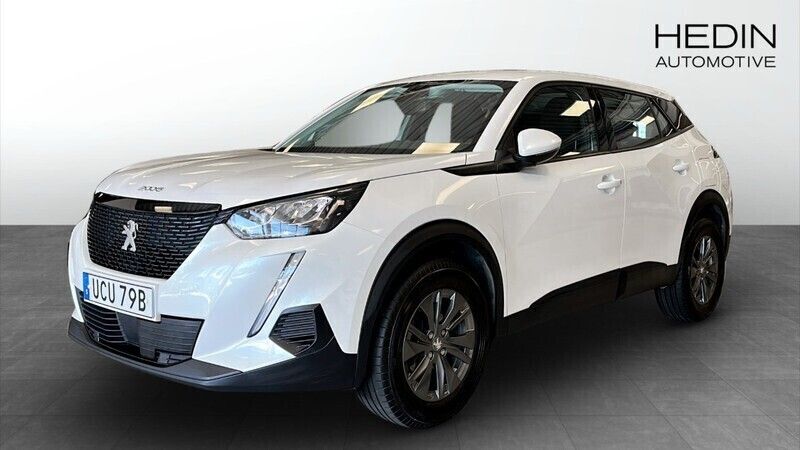Vit (white) Begagnad 2021 Peugeot 2008 SUV | 189 900 kr (Bra pris) - Bild 1/4