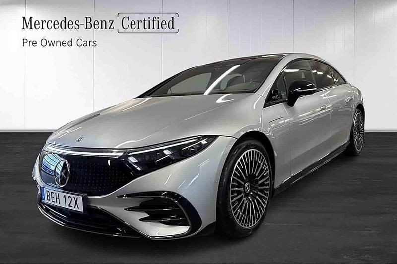 Silver Begagnad 2023 Mercedes EQS580 Halvkombi | 874 800 kr - Bild 1/1