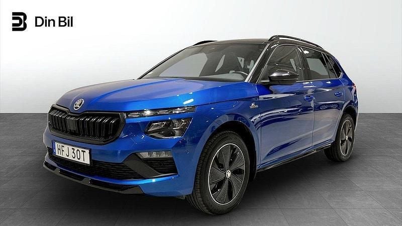 Blå Begagnad 2024 Skoda Kamiq Monte Carlo SUV | 289 900 kr (Marknadspris) - Bild 1/4