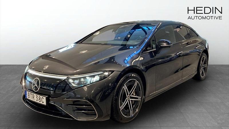 Grå (grey) Begagnad 2022 Mercedes EQS450+ AMG Sedan | 699 900 kr (Marknadspris) - Bild 1/4