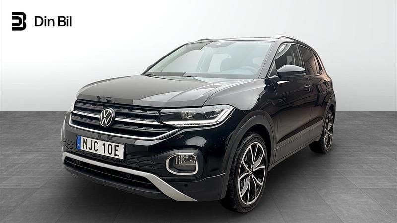Svart Begagnad 2022 VW T-Cross Comfortline SUV | 199 900 kr (Marknadspris) - Bild 1/4
