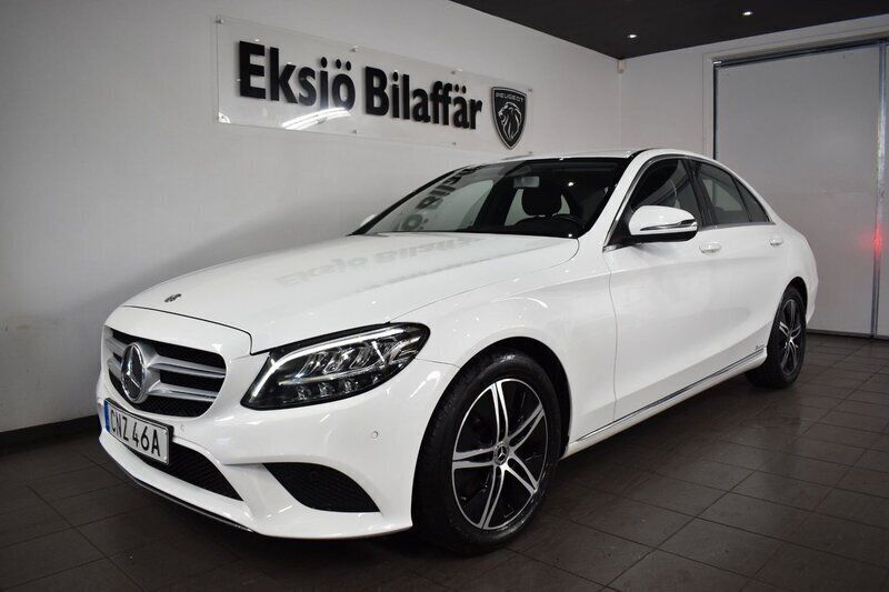 Vit Begagnad 2019 Mercedes C200 Avantgarde Sedan | 259 500 kr (Marknadspris) - Bild 1/4