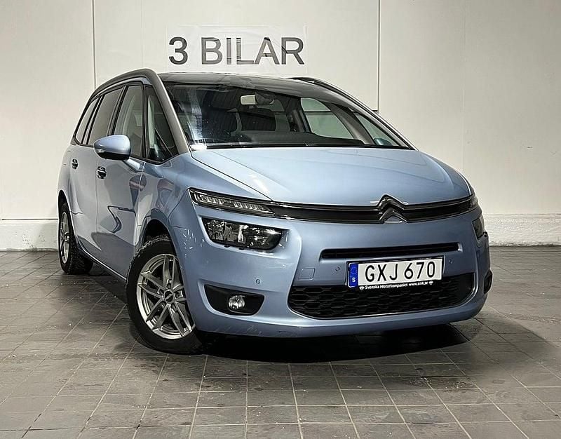 Blå Begagnad 2015 Citroën Grand C4 Picasso Minibuss | 69 900 kr (Bra pris) - Bild 1/4