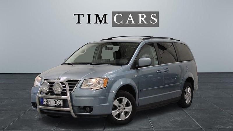 Blå Begagnad 2008 Chrysler Grand Voyager Minibuss | 59 999 kr (Lite dyr) - Bild 1/4